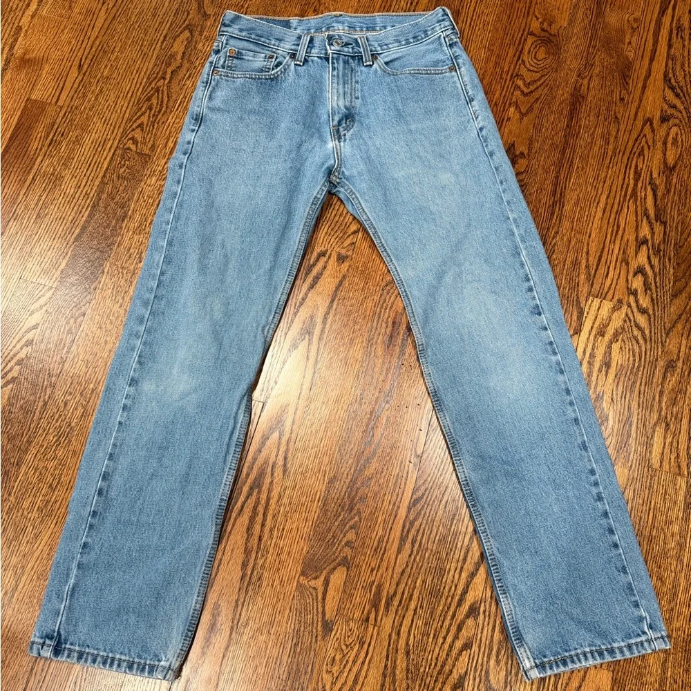 Levi’s 505 Regular Fit Light Wash Jeans Size 30x32 - Picture 1 of 5